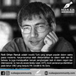 RABO – Orhan Pamuk Penulis Turki yang Meraih Nobel Sastra