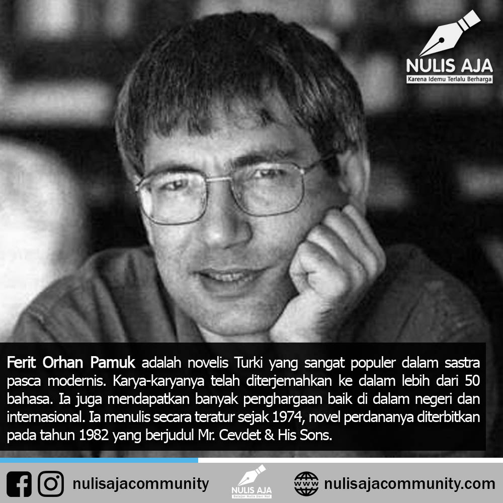 RABO – Orhan Pamuk Penulis Turki yang Meraih Nobel Sastra