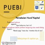 PUEBI – Pemakaian Huruf Kapital